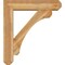 Ekena Millwork Legacy Craftsman Rough Sawn Bracket w/ Offset Brace, Western Red Cedar, 8"W x 36"D x 40"H BKT0806X36X40LEC04RWR - alternate 4